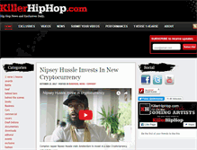 Tablet Screenshot of killerhiphop.com